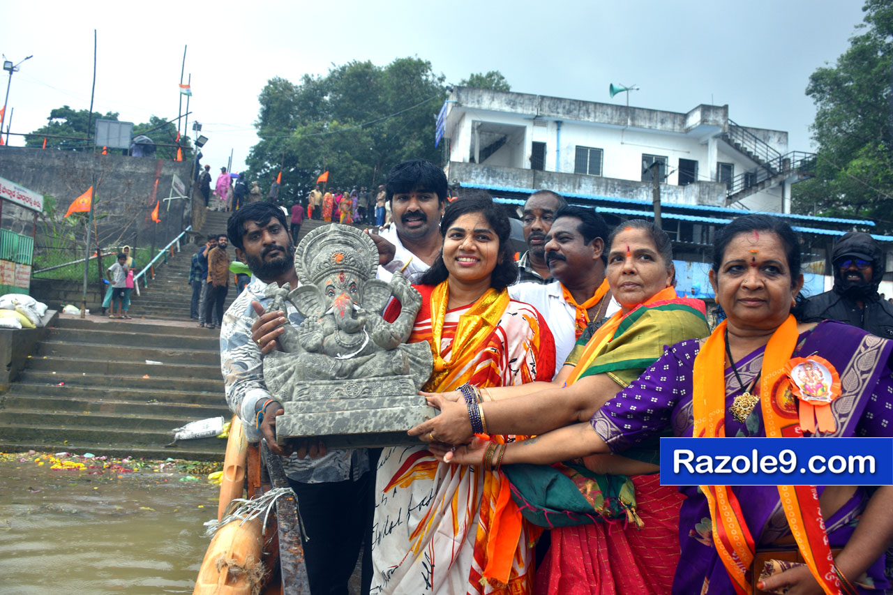 Razole Taluka Ganesh Nimajjanam